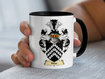 Wisc Scottish Family Coat of Arms Crest Mug - Living Stone Gifts