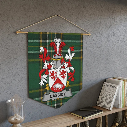 Tartan Family Crest Wall Hanging Decor emblem product