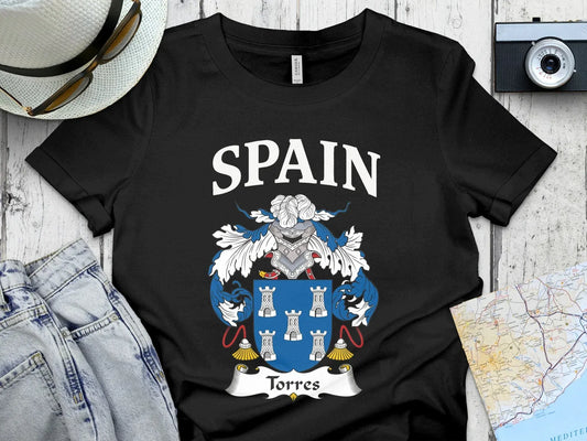 Spain Torres Family Crest Heritage T-Shirt product type