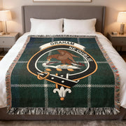 Clan Graham Tartan Woven Blanket – Scottish Heritage Throw