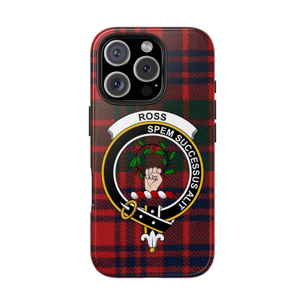 Ross Clan Scottish Tartan Cell Phone Case - Celtic Ancestry Gifts
