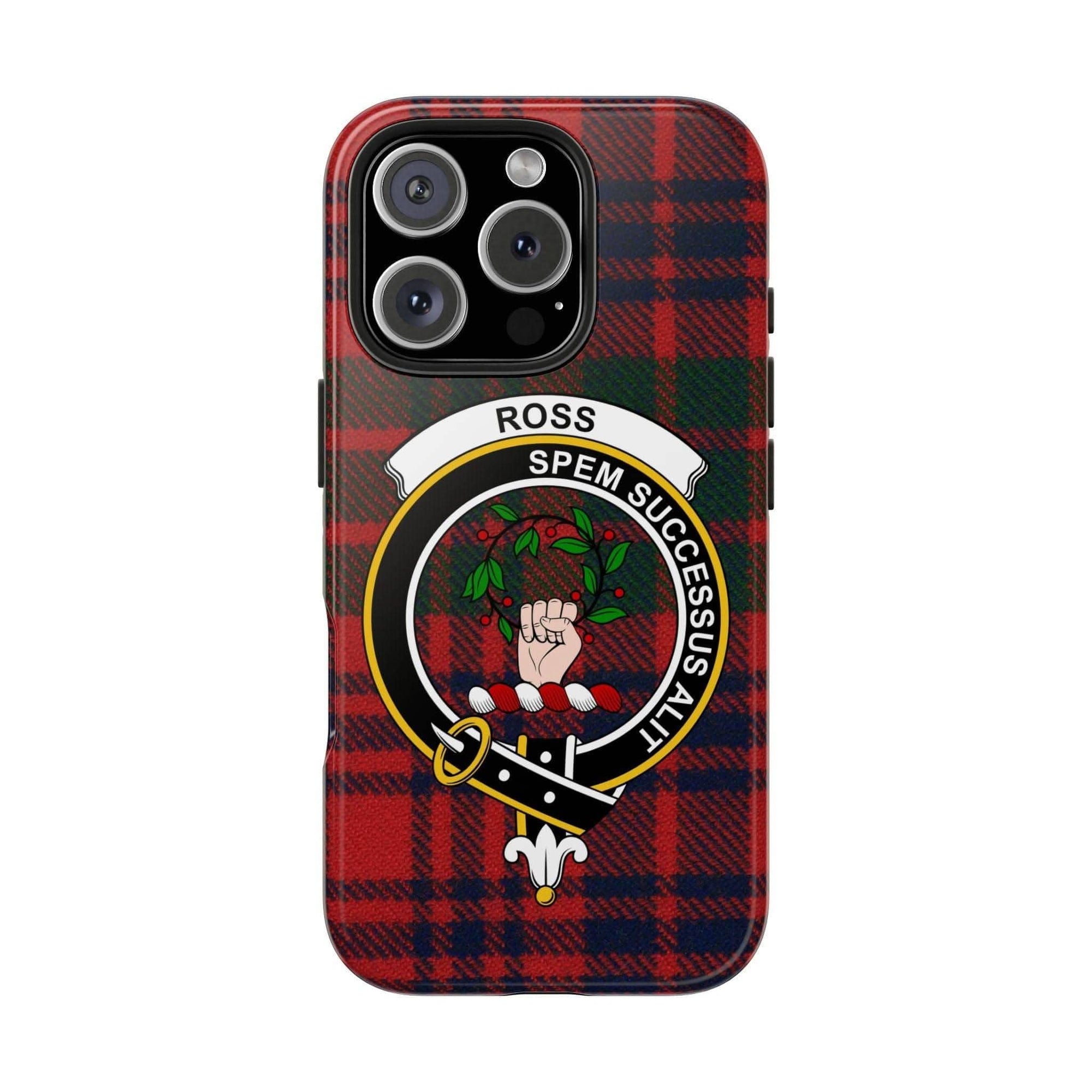 Ross Clan Scottish Tartan Cell Phone Case - Celtic Ancestry Gifts