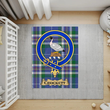 Crockett Blue Tartan Custom Design Rug Home product