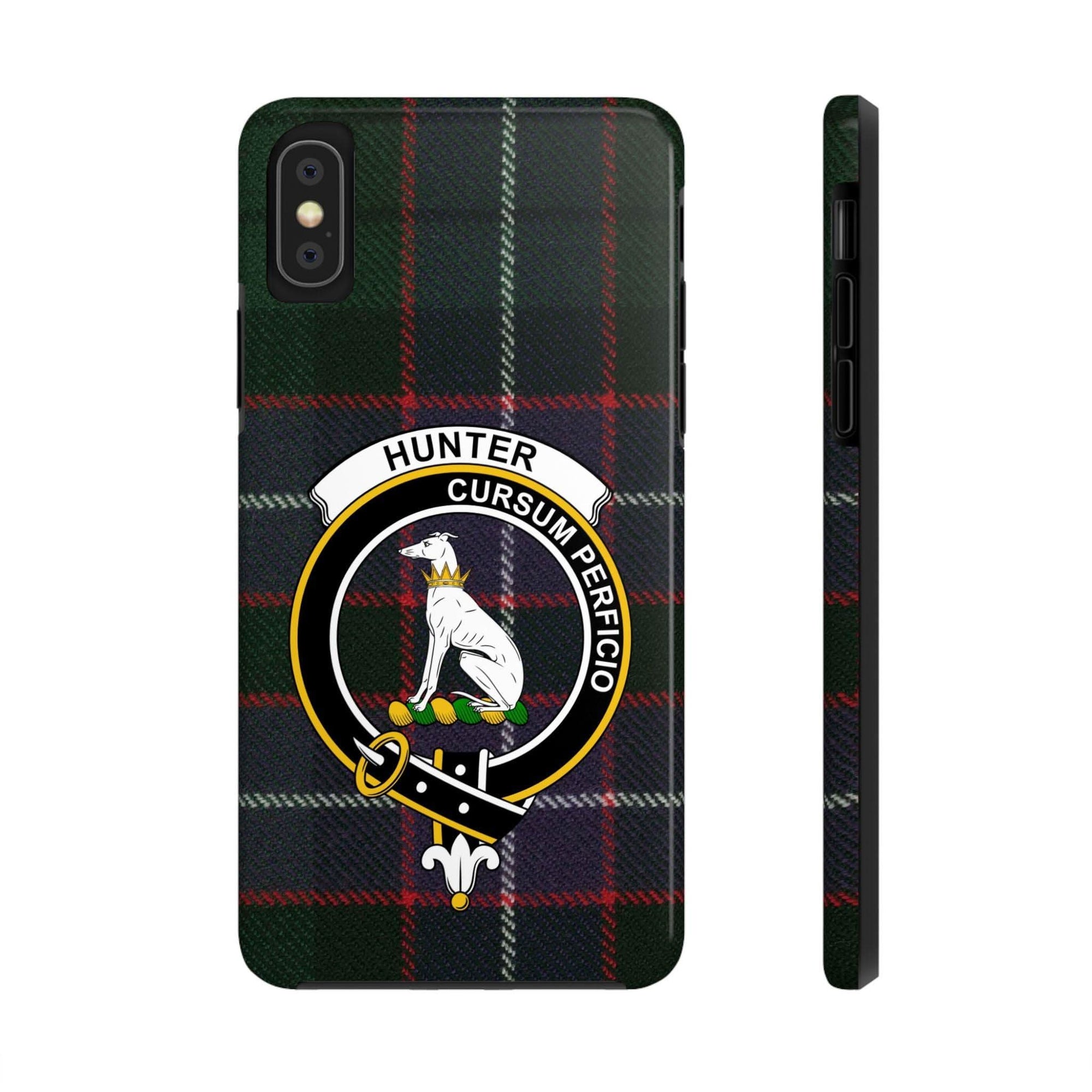 Hunter Clan Scottish Tartan Cell Phone Case - Celtic Ancestry Gifts