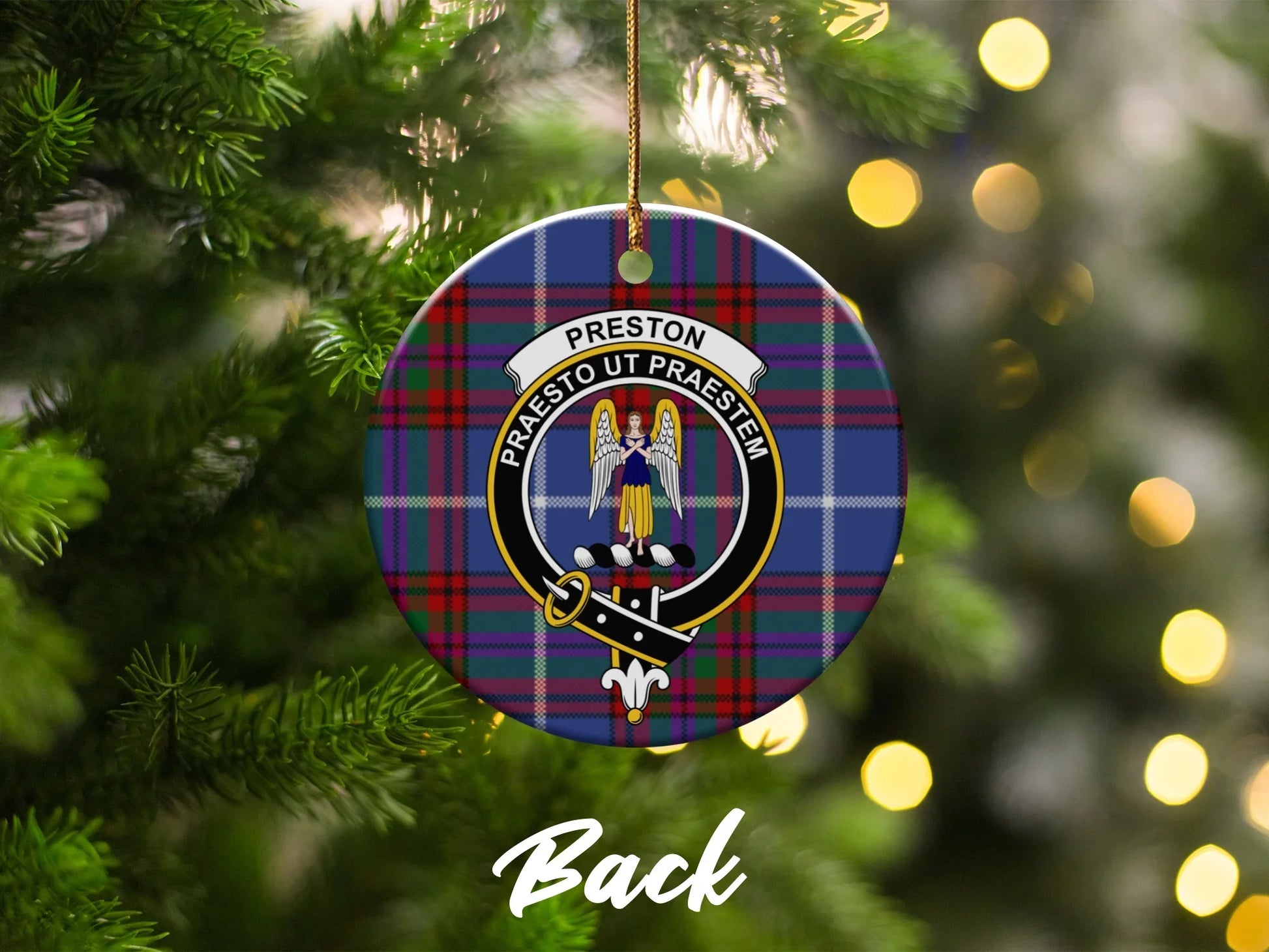 Preston Crest Christmas Tree Ornament product