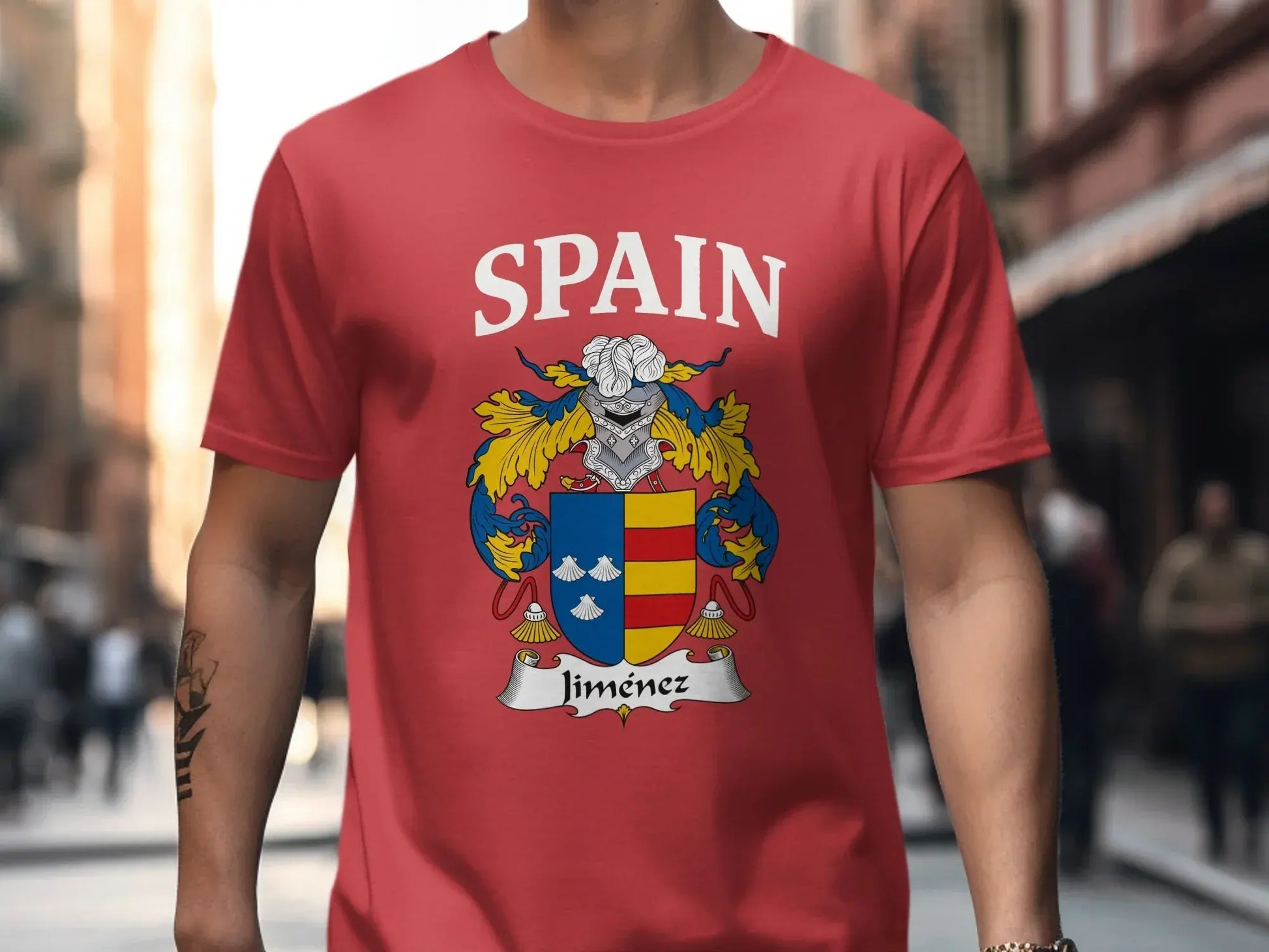 Spain Jiménez Coat of Arms Graphic T-Shirt product type