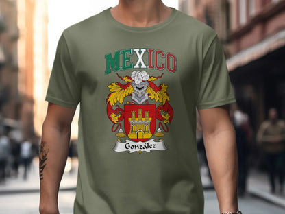 Personalized Mexico González Crest T-shirt product