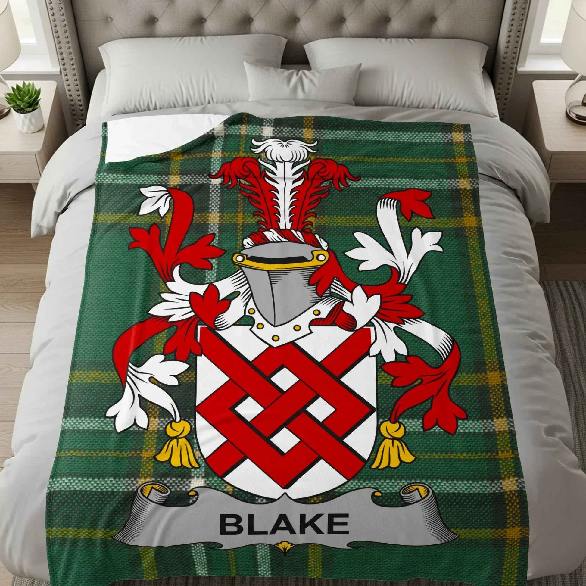 Personalized Blake Family Crest Blanket product type