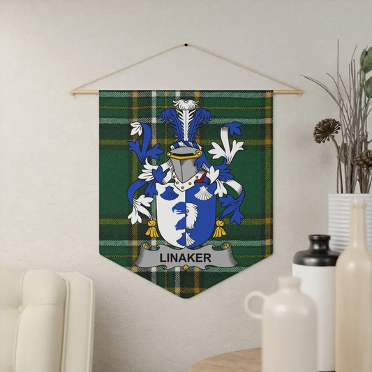 Personalized Family Crest Banner Wall Hanging product