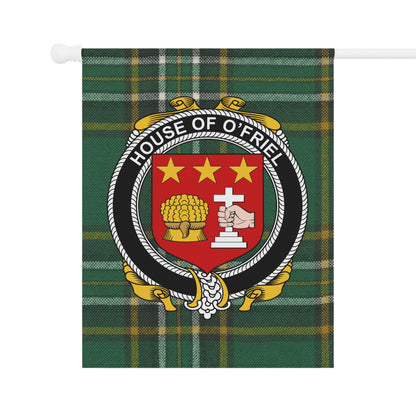 House of O'Friel Flag with Plaid Background product