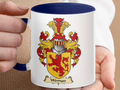 Wemyss Family Scottish Coat of Arms Mug - Living Stone Gifts