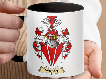 Wishart Scottish Coat of Arms Mug - Living Stone Gifts