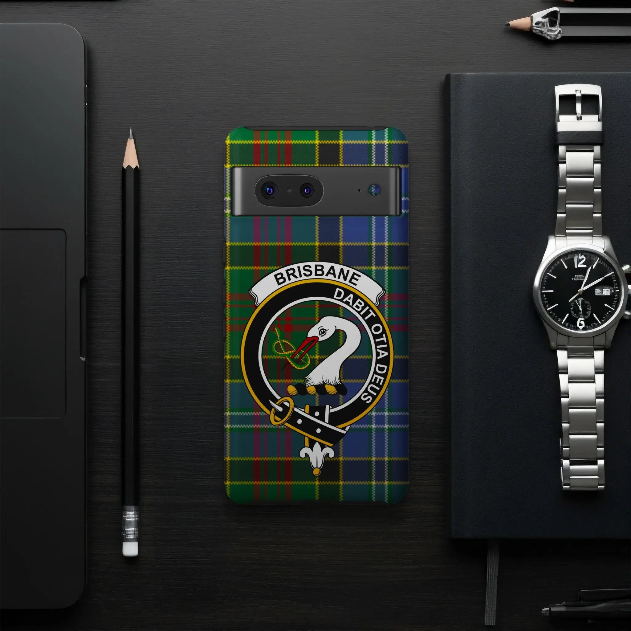 Brisbane Dabit Otia Deus Tartan Phone Case