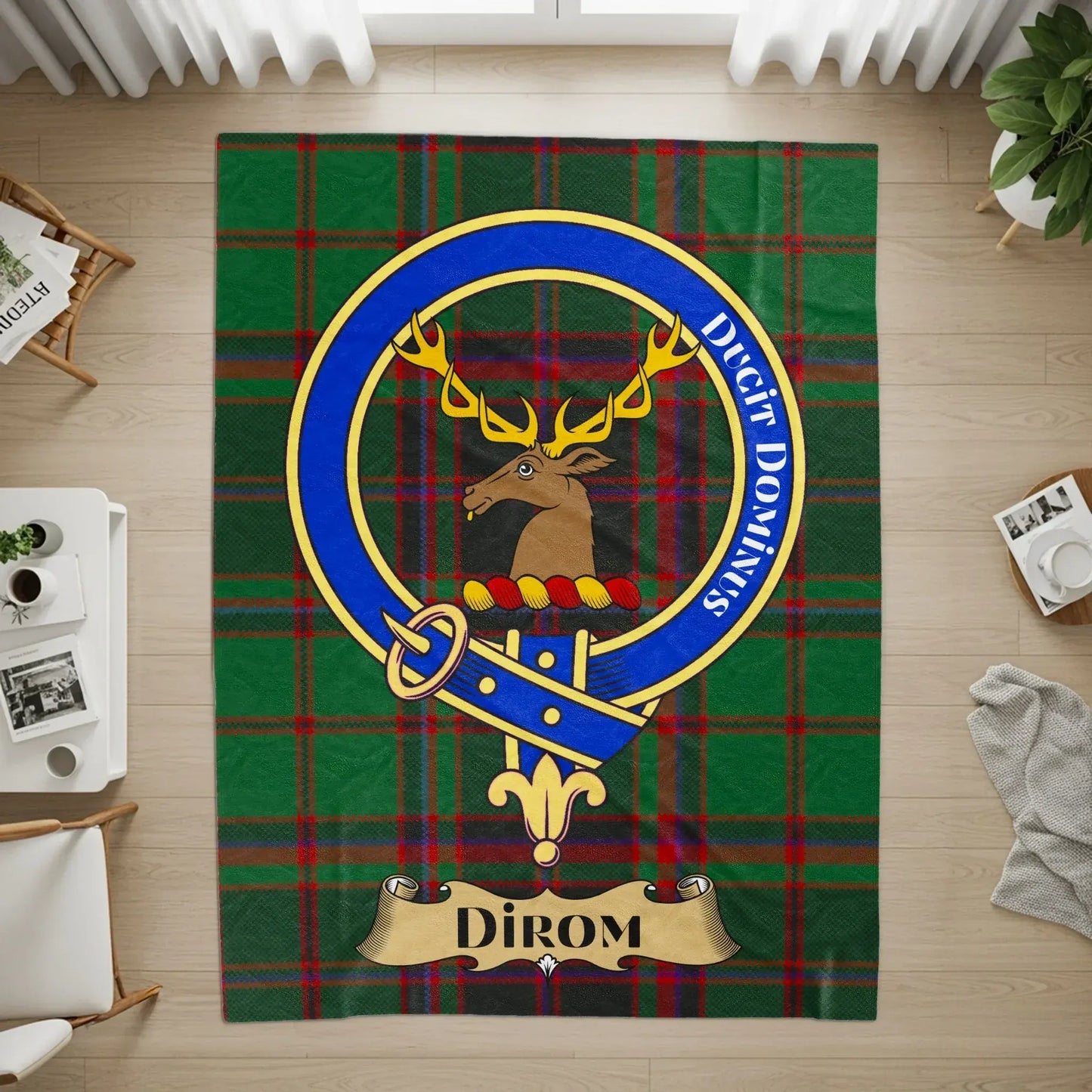 Scottish Tartan Style Decorative Rug Home Decor product type