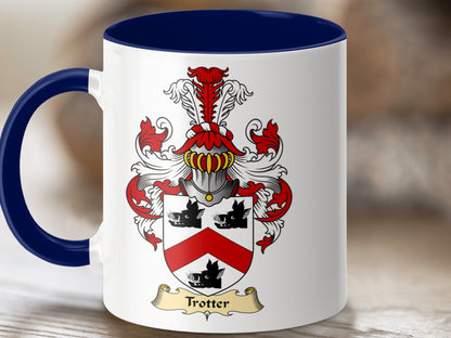 Clan Trotter Family Crest Scottish Coat of Arms Mug - Living Stone Gifts