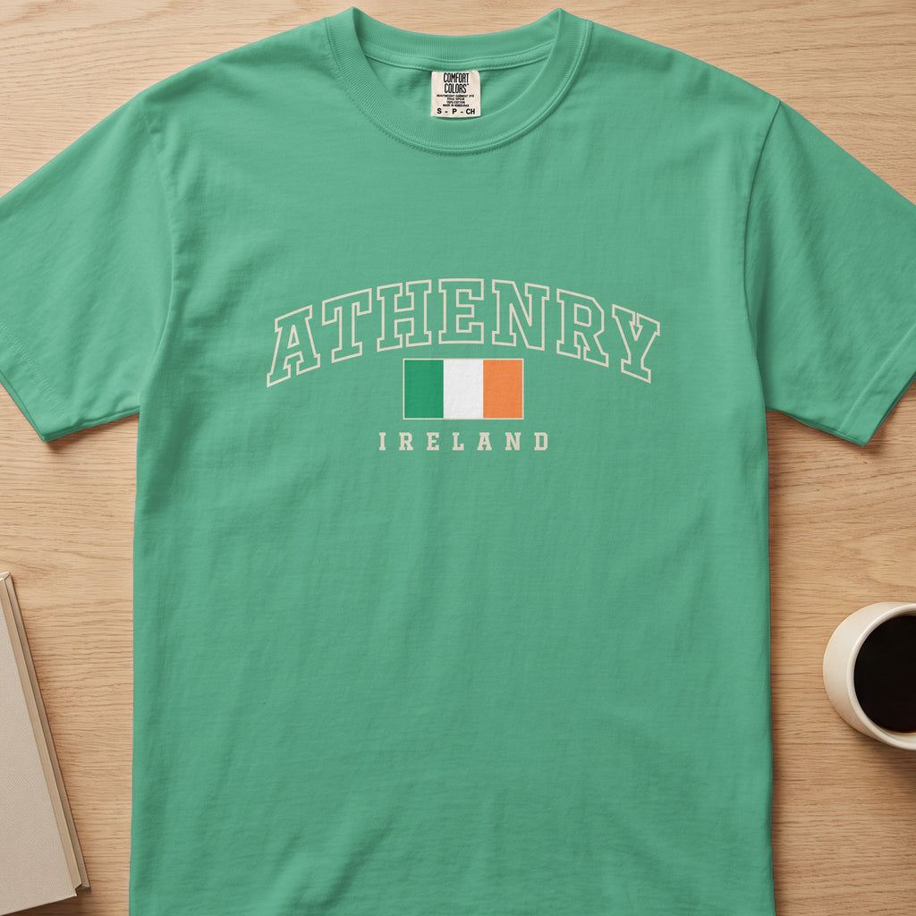 Athenry Ireland T-shirt in Island Green