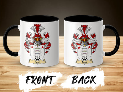 Pont Scottish Clan Coat of Arms Mug - Living Stone Gifts