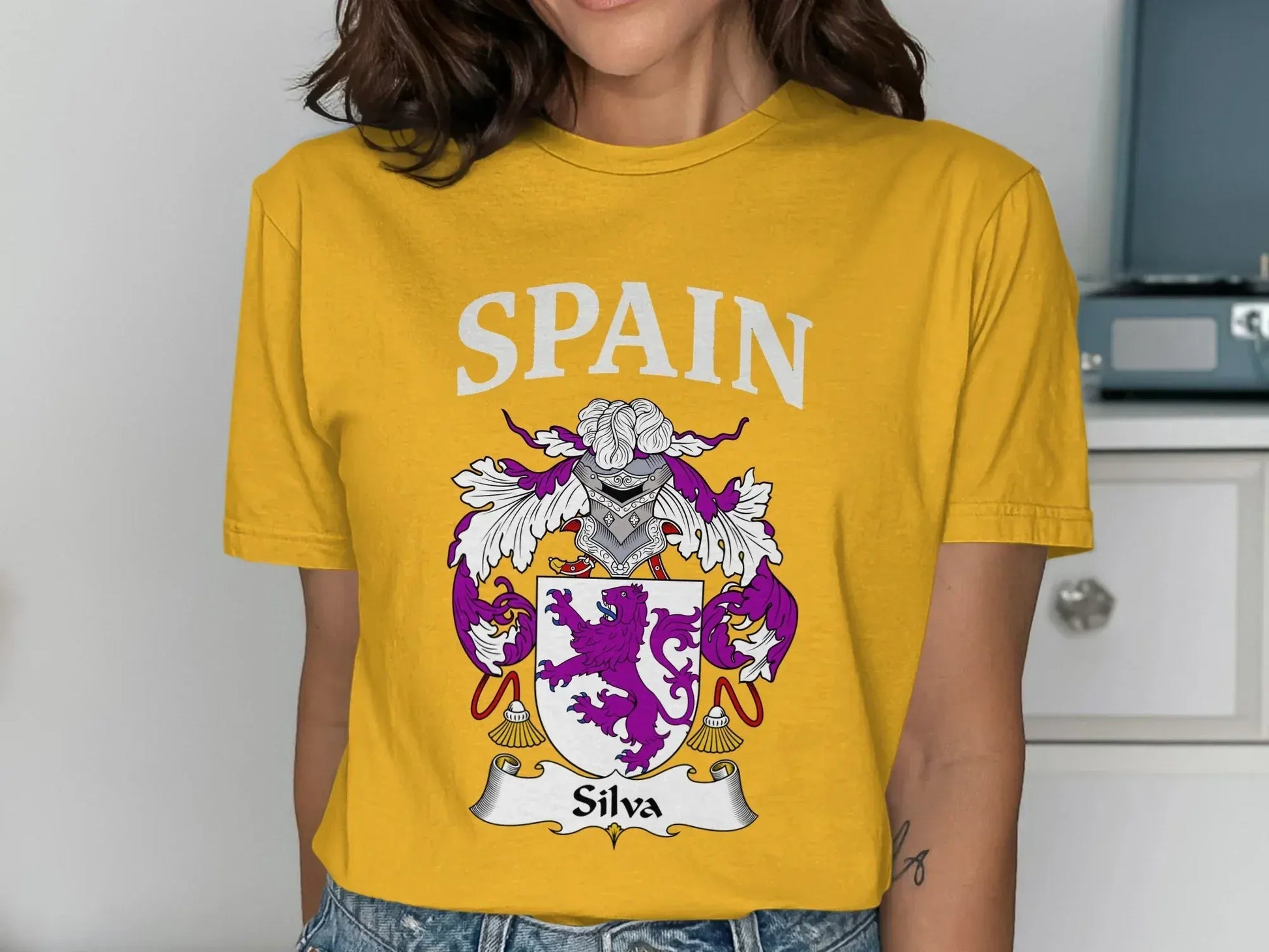 Spain Silva Coat of Arms Graphic T-Shirt product