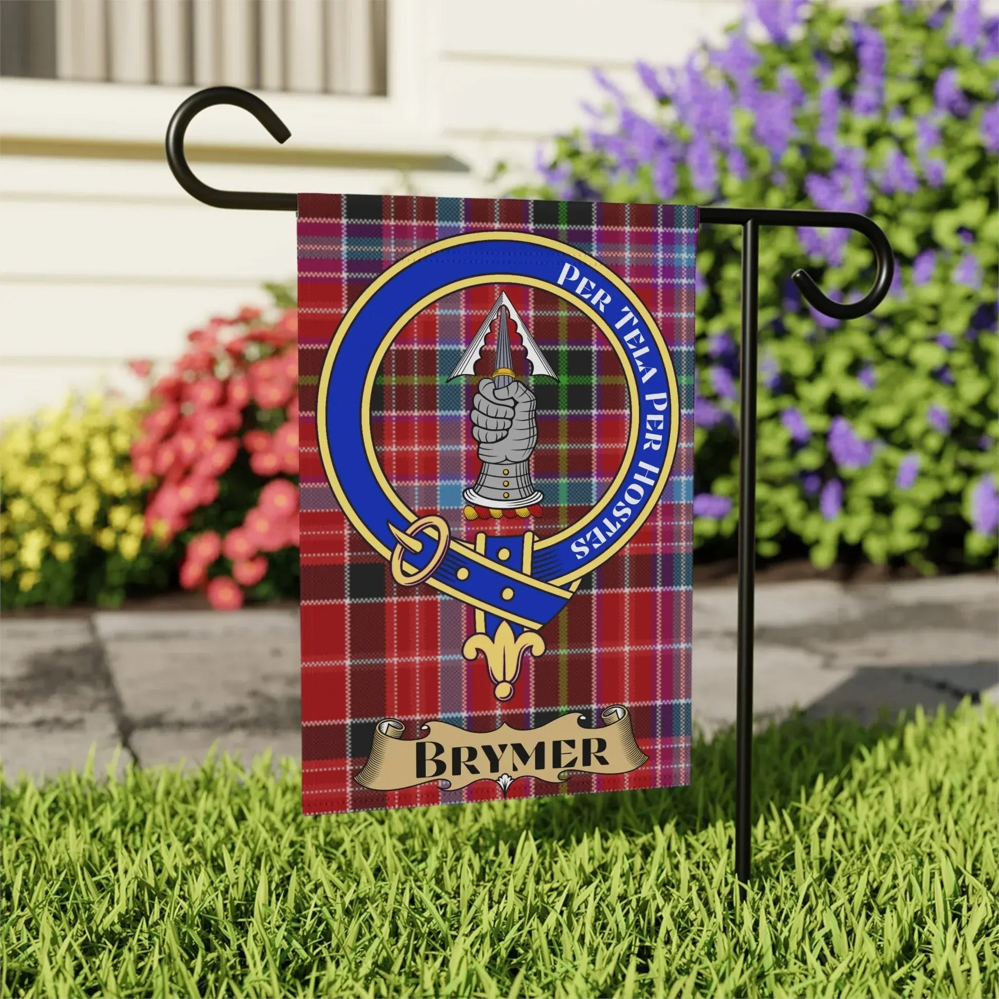 Personalized Brymer Clan Crest Garden Flag product