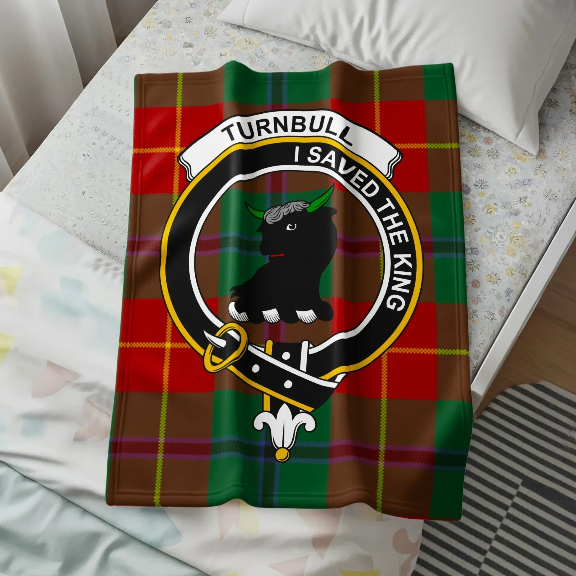 I Saved The King Turnbull Tartan Blanket product type