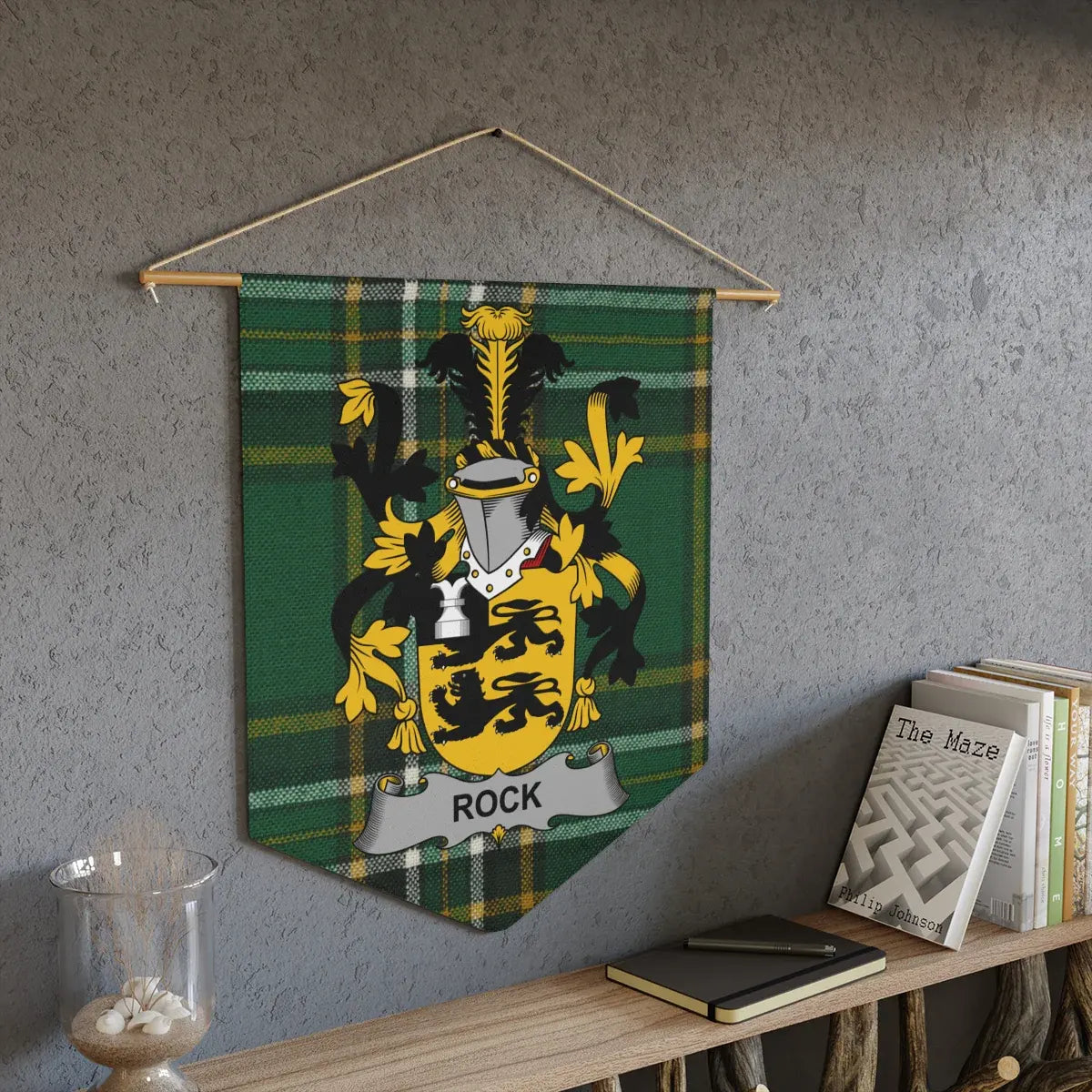 Decorative Rock Family Coat of Arms Wall Product