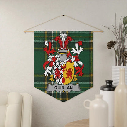 Quinlan Family Crest Tartan Wall Decor product type