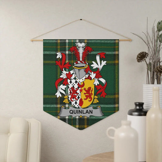 Quinlan Family Crest Tartan Wall Decor product type