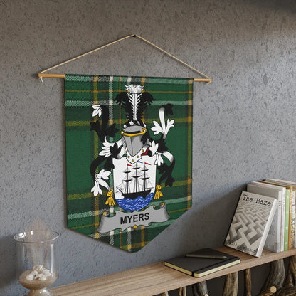 Myers Family Crest Tartan Wall Hanging product