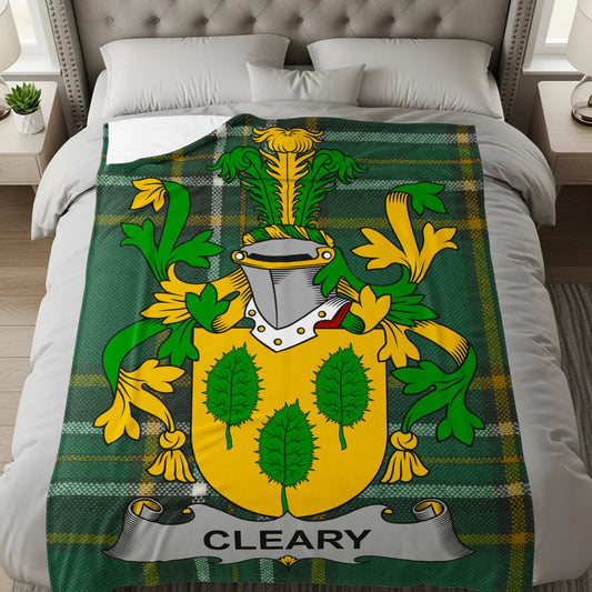 Customizable Family Crest Cleary Blanket product