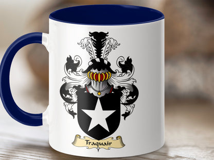 Traditional Scottish Clan Black Star Arms Mug - Living Stone Gifts