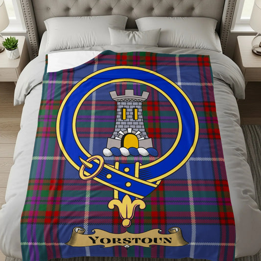 Yorstoun Tartan Plaid Design Blanket Product
