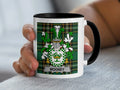 Mooney Irish family crest black accent mug