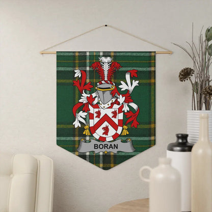 Boran Family Crest Plaid Pattern Wall Hanging product
