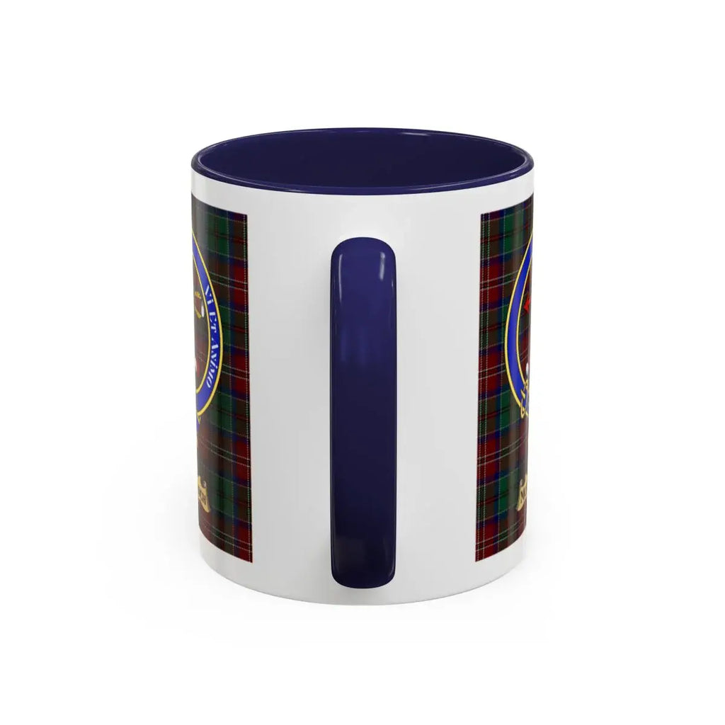 McCulloch clan crest mug shown in 11 oz and 15 oz sizes