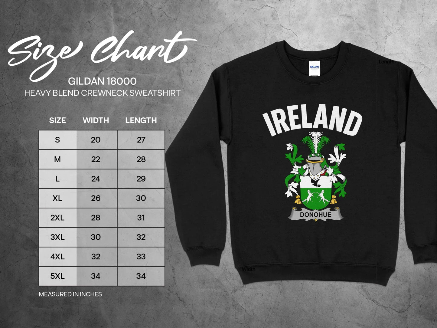 Ireland Donohue Family Crest Sweatshirt product