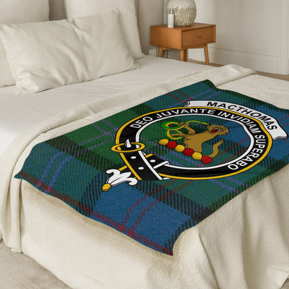 Scottish Clan MacThomas Tartan Throw Blanket - Living Stone Gifts