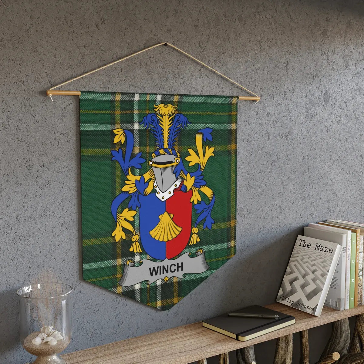 Scottish Clan Winch Coat of Arms Wall Art product