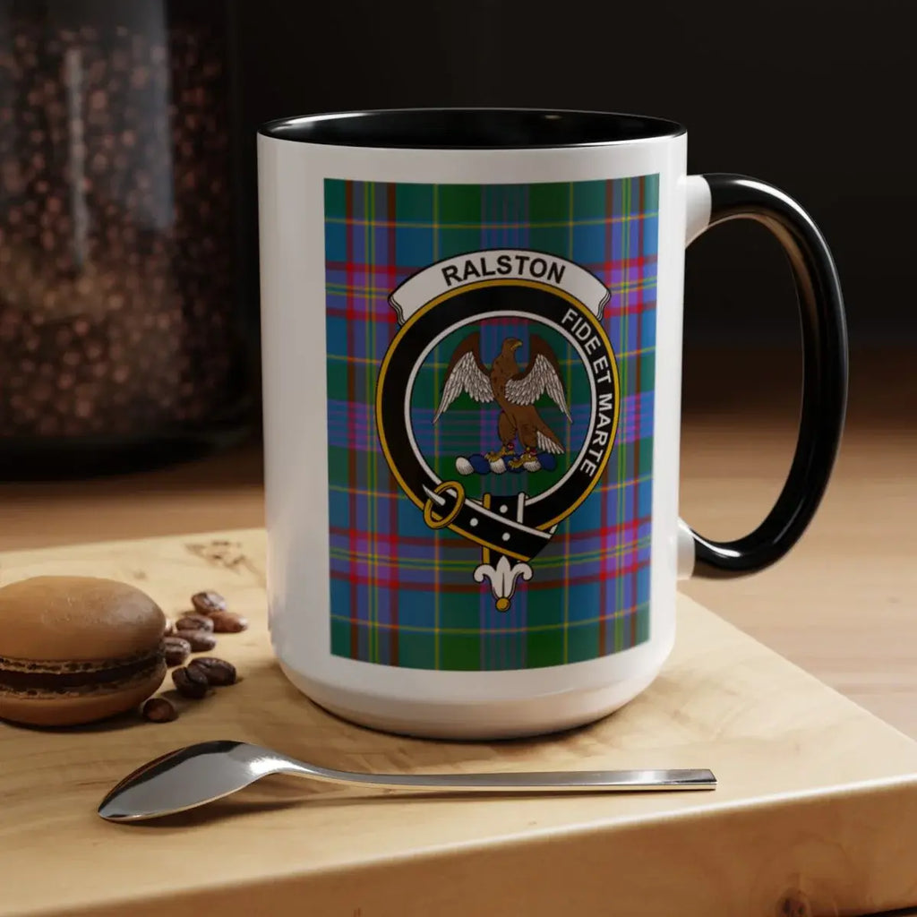 Ralston Fide Et Marte Emblem Mug with Eagle Crest