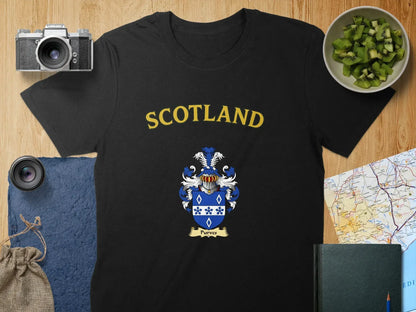 Scotland Graphic Tee Featuring Heraldic Design product type