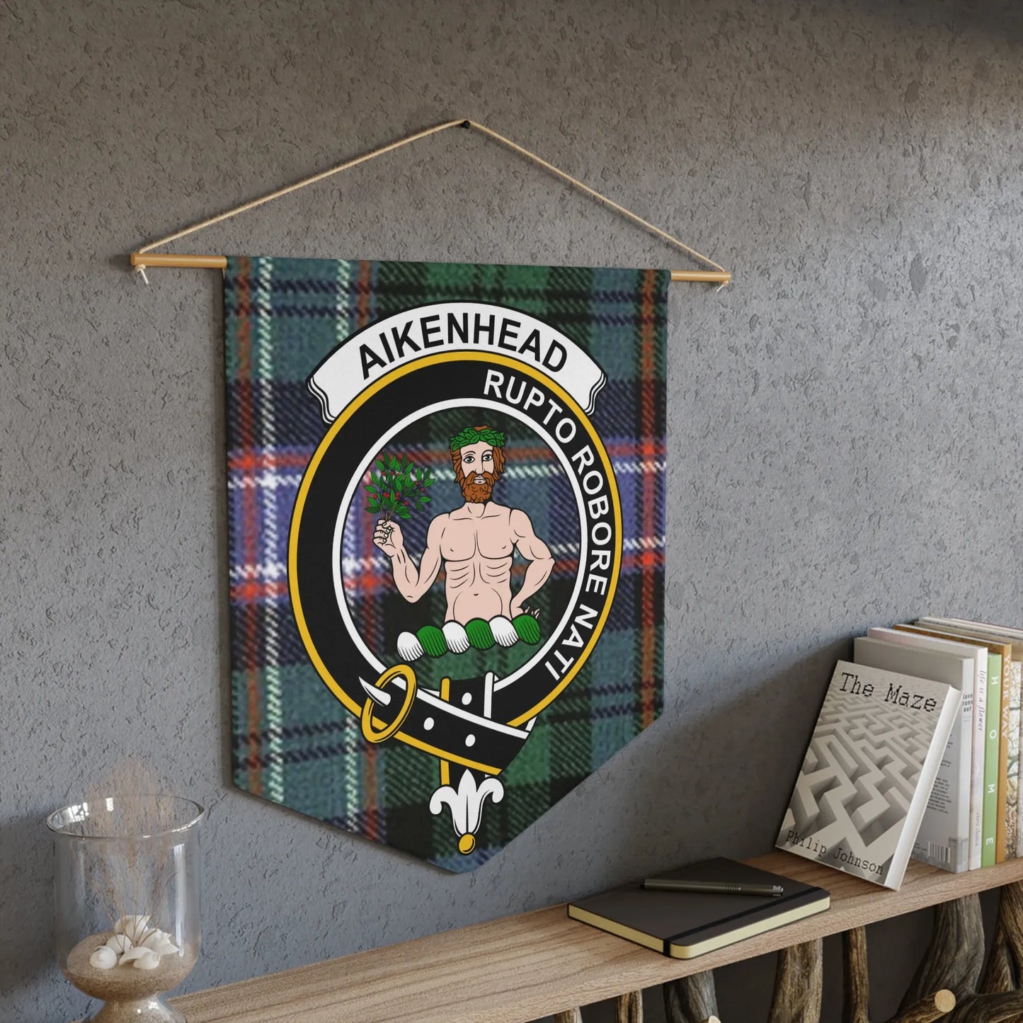 Aikenhead Ruptorobore Matt Clan Hanging Tartan Banner product type