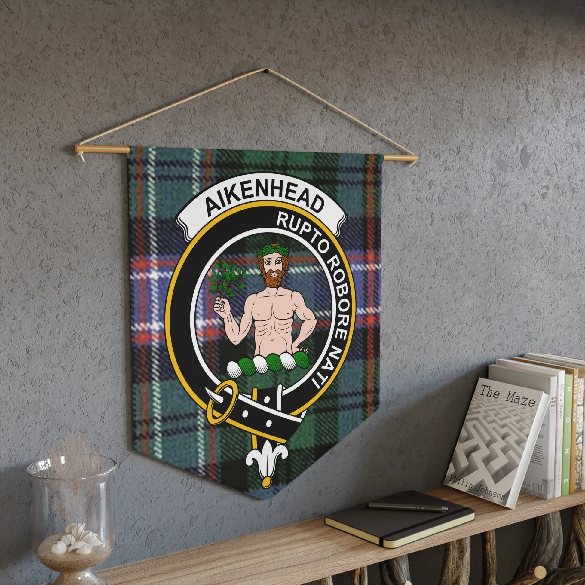 Aikenhead Ruptorobore Matt Clan Hanging Tartan Banner product type
