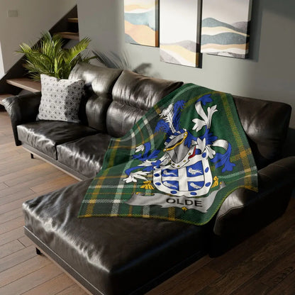 Custom Family Crest Decorated Blanket product