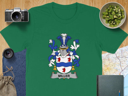 Family Crest Miller Design Graphic Tee product type