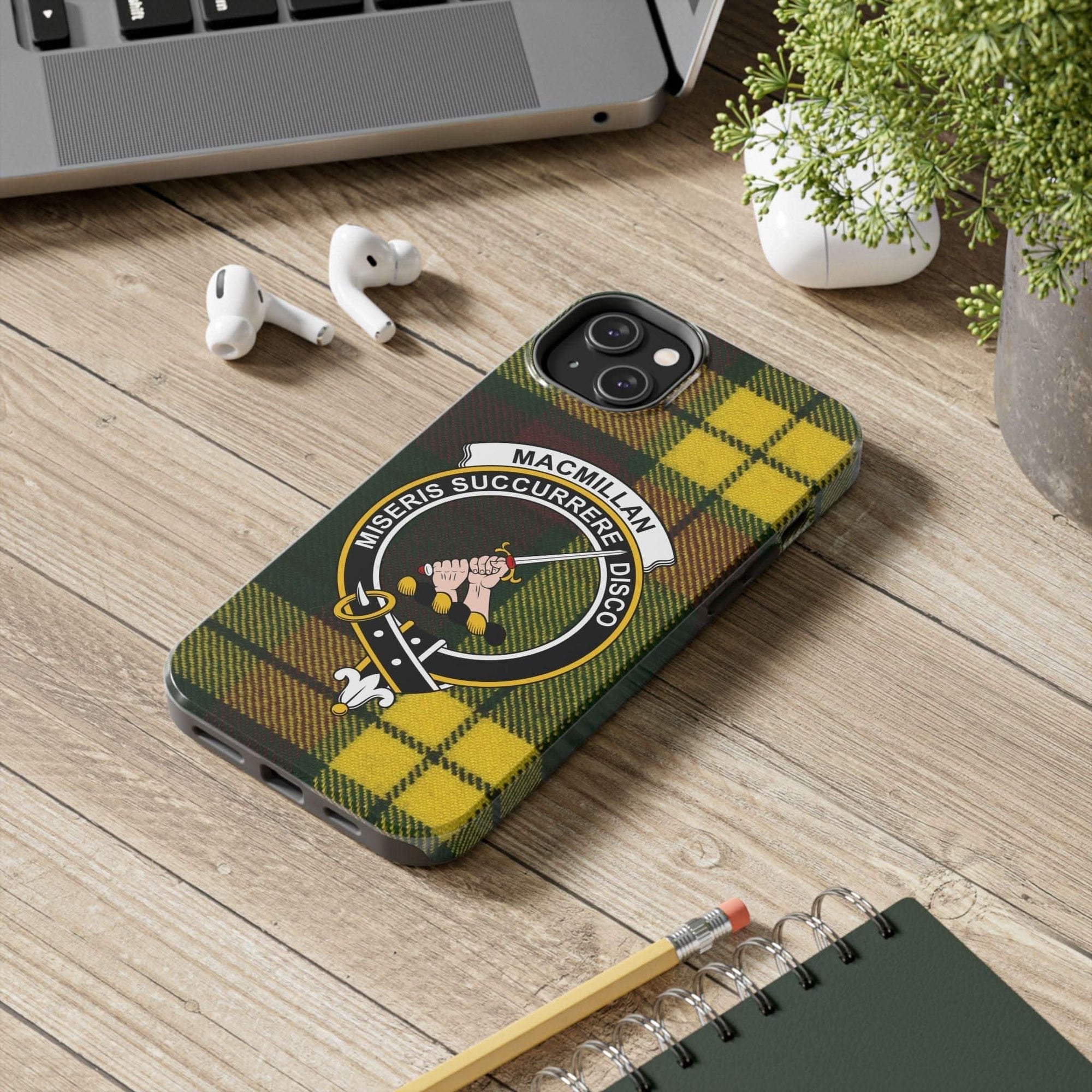 MacMillan Clan Scottish Tartan Cell Phone Case - Celtic Ancestry Gifts