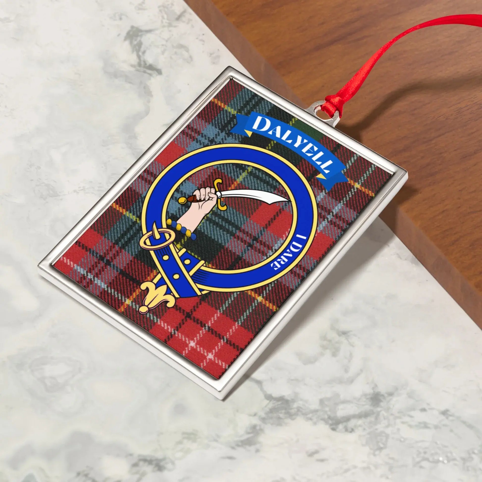 Dalyell Clan Crest Plaid Pattern Personalized product