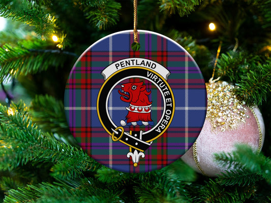 Pentland Virtute Et Opera Clan Tartan Ornament product