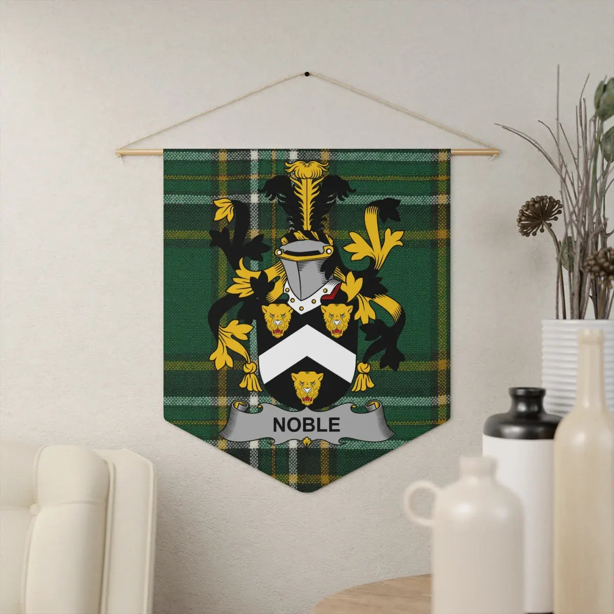 Noble Family Crest Coat of Arms Wall Hanging product
