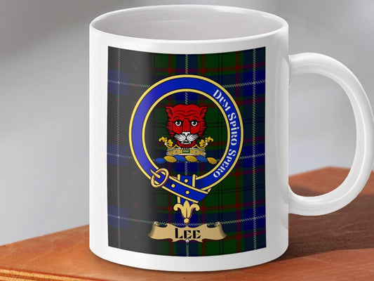 Custom Family Crest Mug Clan Lee Personalized product