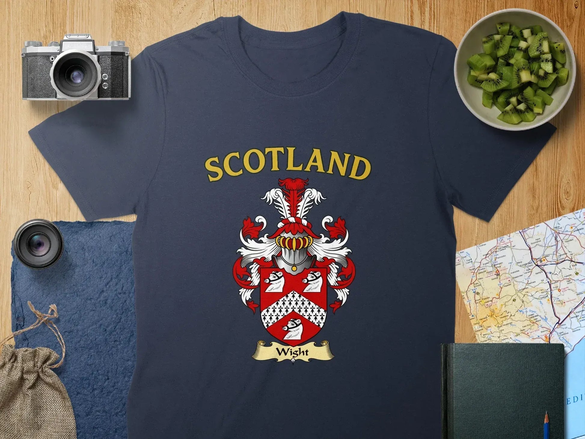 Scotland Wight Shield Design Shirt product type