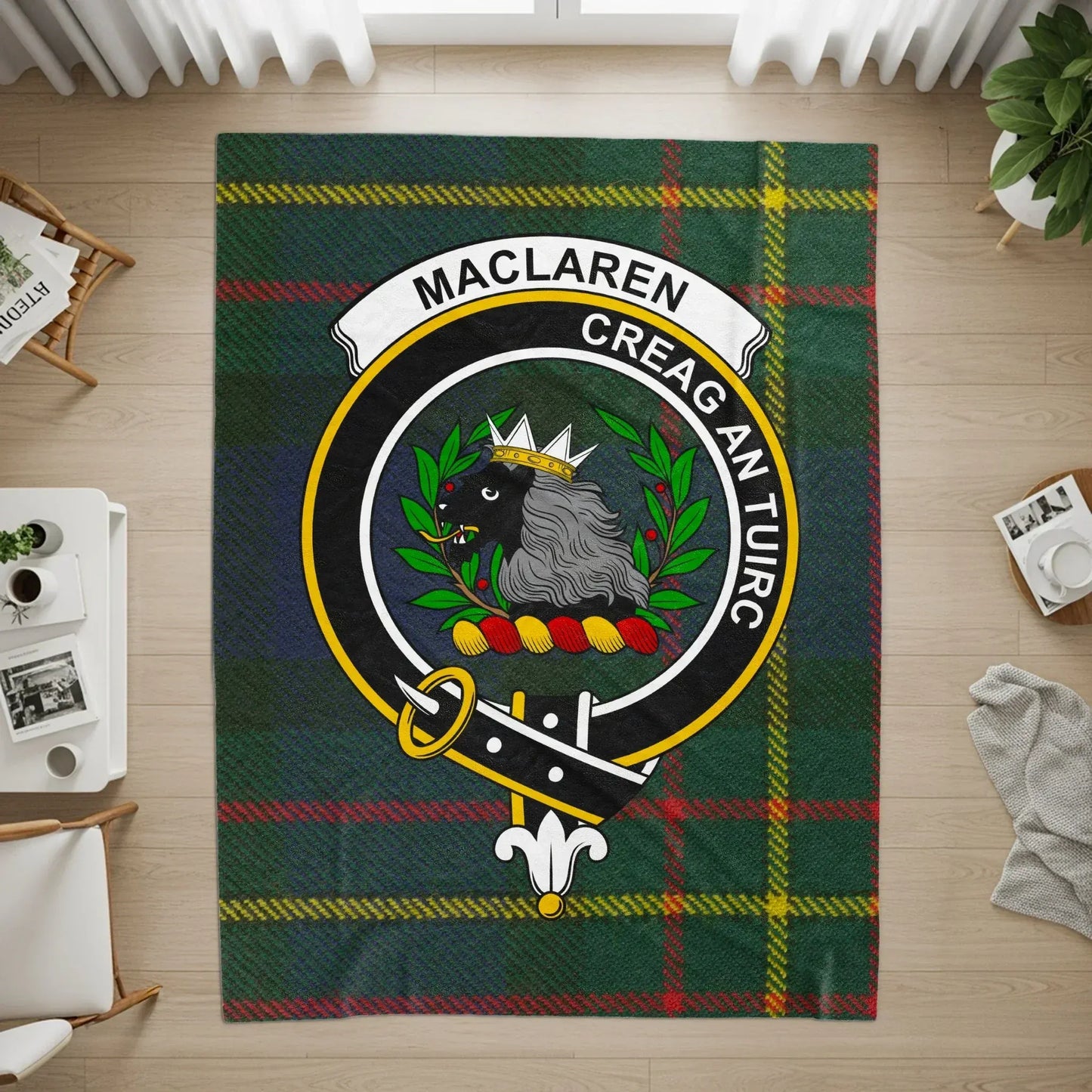 MacLaren Crest Tartan Design Area Rug product type